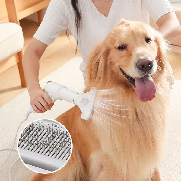 HKM-3354685 Pet Hair Dryer Comb for Cats and Dogs - 3rd Generation, Multiple Plug Options Available