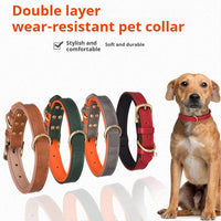 HKM-3355069 Breathable Monochrome Pet Collar in Various Sizes for All Seasons