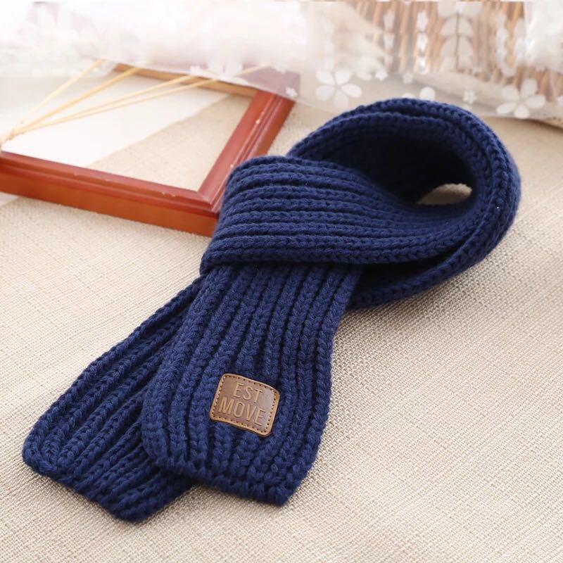 HKM-3355453 Colorful Wool Cartoon Dog Scarf for Stylish Pets - 120CM x 8CM