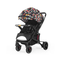 HKM-335571 Lightweight Foldable Baby Stroller with Dinner Plate Tray – Comfortable Luxury Pram for Infants