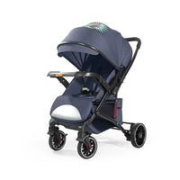 HKM-335571 Lightweight Foldable Baby Stroller with Dinner Plate Tray – Comfortable Luxury Pram for Infants
