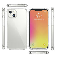HKM-335635 Transparent Soft TPU Phone Case for iPhone Models - Anti-fall Protective Cover