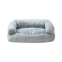 HKM-3357501 Cozy Soft Velvet Pet Sofa Bed for Small Dogs and Cats - Multiple Sizes Available