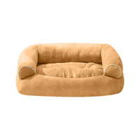 HKM-3357501 Cozy Soft Velvet Pet Sofa Bed for Small Dogs and Cats - Multiple Sizes Available