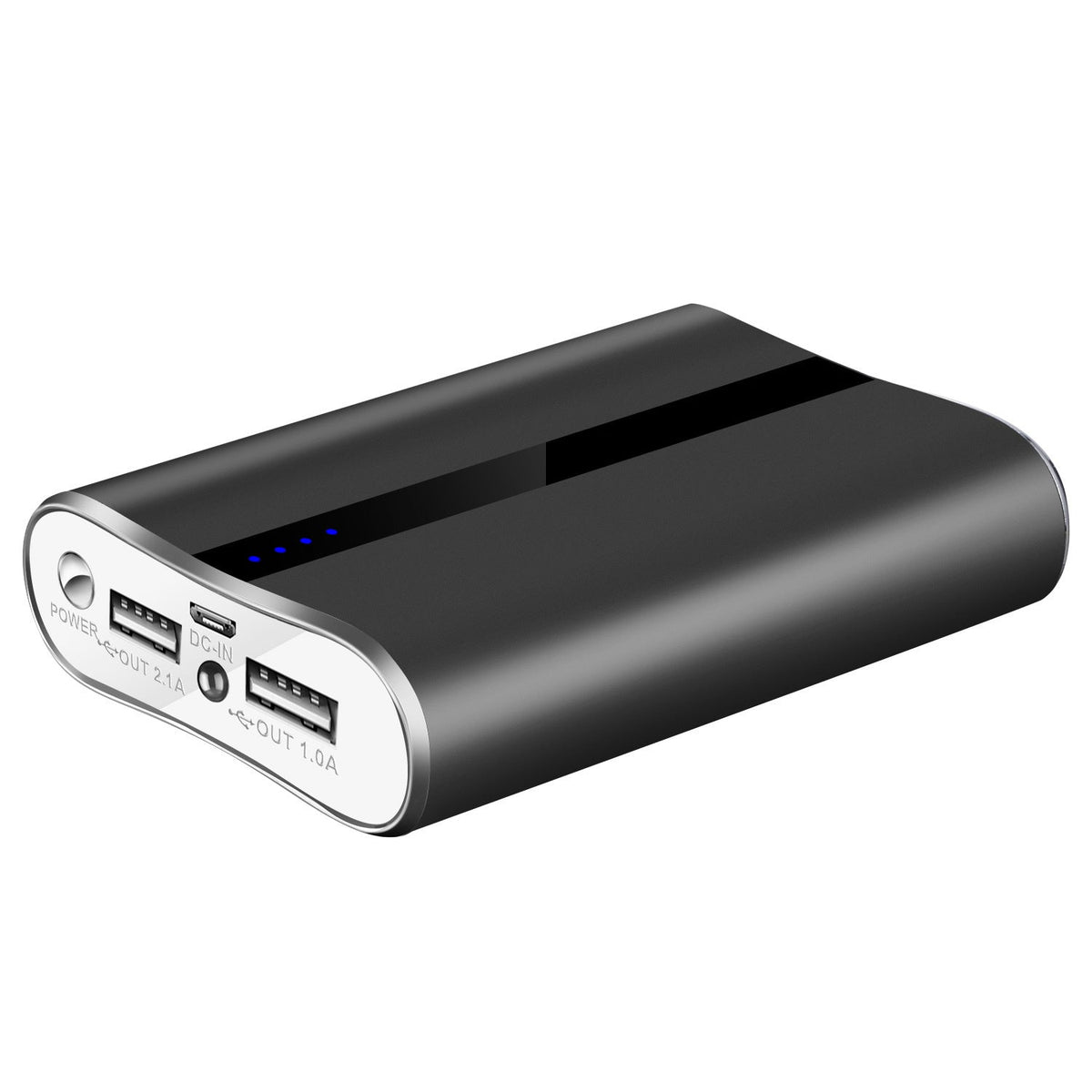 HKM-335763 12000mAh Portable Power Bank with Dual USB 3.1A Output, Ultra-Compact Fast Charging External Battery Pack
