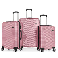 HKM-335763 Travel Box Luggage Set – 3-Piece Spinner Suitcase Collection for Efficient Travel and Moving