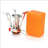 HKM-335891 Compact Outdoor Gas Camping Stove with Piezo Ignition and Wind Resistance