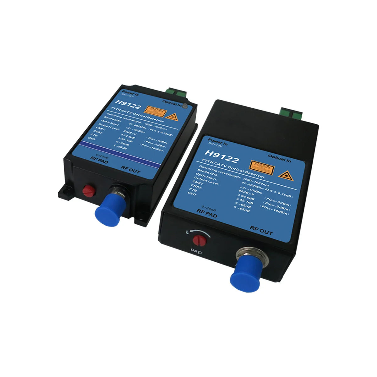HKM-335891 FTTH Optical Receiver with WDM, Model H9122 for CATV Applications