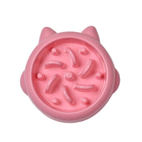 HKM-3359037 Pet Slow Feeder Bowls for Dogs and Cats - Anti-Gulping Dish to Promote Healthy Eating