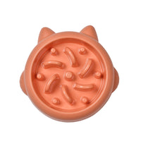 HKM-3359037 Pet Slow Feeder Bowls for Dogs and Cats - Anti-Gulping Dish to Promote Healthy Eating