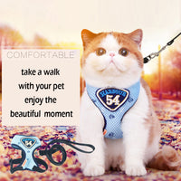 HKM-3360317 Durable Nylon Pet Sling with Adjustable Reflective Collar and Traction Rope