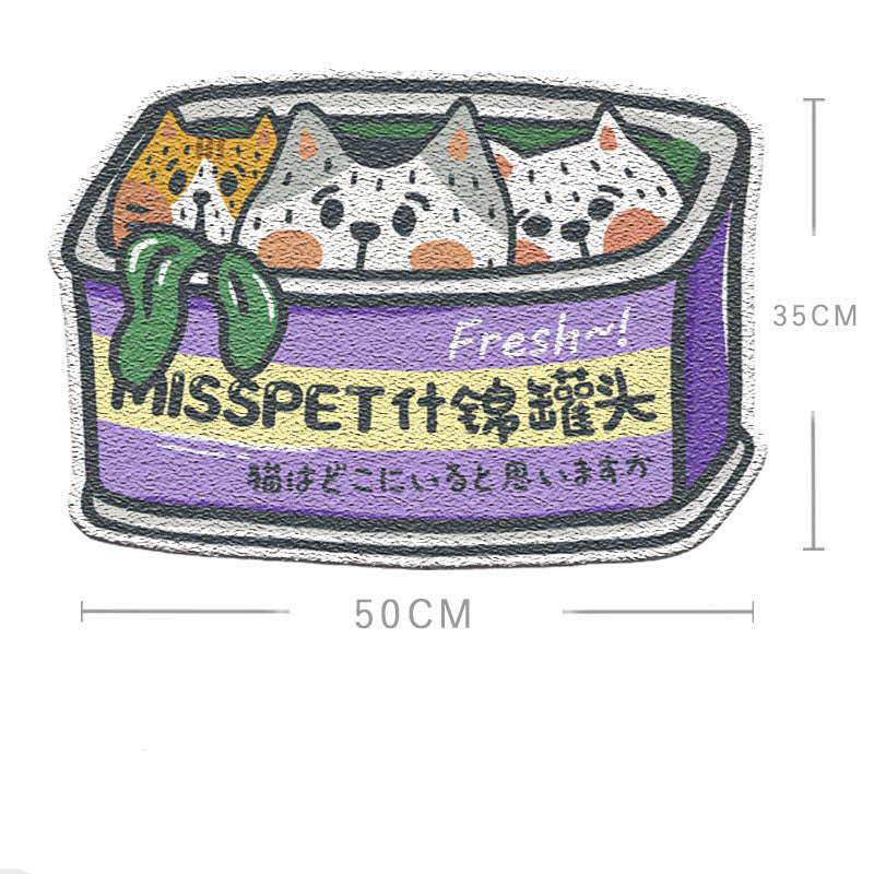 HKM-3360701 Cat Litter Box Foot Pad for Easy Cleanup - Assorted Designs