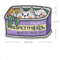 HKM-3360701 Cat Litter Box Foot Pad for Easy Cleanup - Assorted Designs