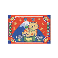 HKM-3360701 Cat Litter Box Foot Pad for Easy Cleanup - Assorted Designs