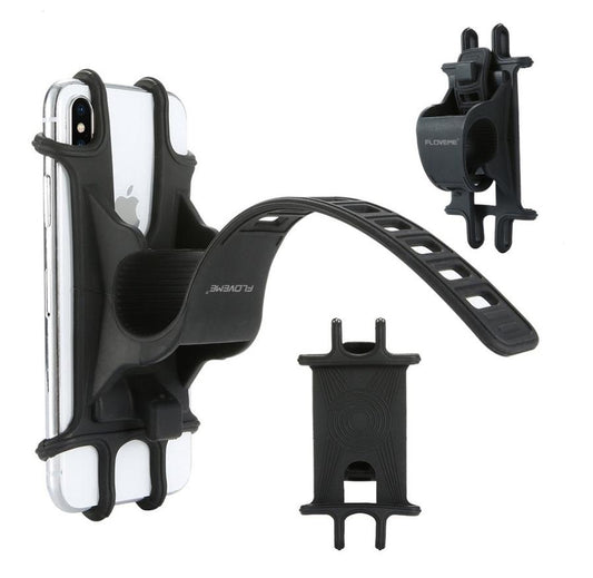 HKM-336083 Universal Bicycle Phone Holder for 4-6.3 Inch Smartphones - Flexible and Eco-Friendly Design