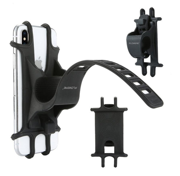 HKM-336083 Universal Bicycle Phone Holder for 4-6.3 Inch Smartphones - Flexible and Eco-Friendly Design