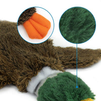 HKM-3362109 Stuffless Squeaky Dog Toy with Durable Fabric, Designed for All Breeds, Perfect for Indoor Play and Chewing