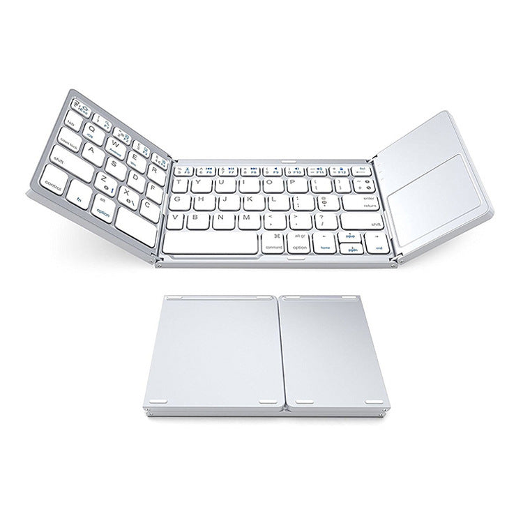 HKM-336211 Compact Wireless Bluetooth Folding Mini Keyboard for Tablets and Smartphones