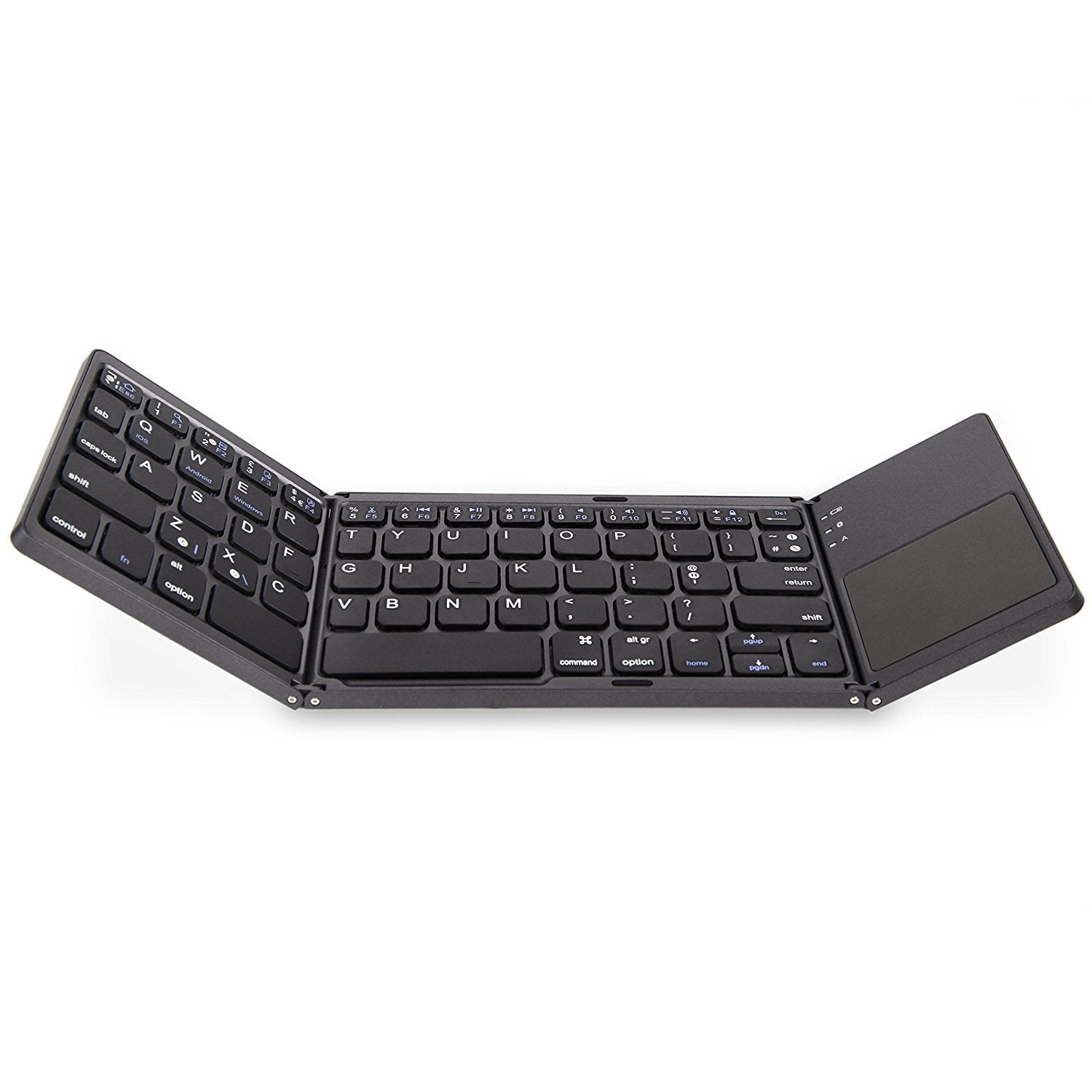 HKM-336211 Compact Wireless Bluetooth Folding Mini Keyboard for Tablets and Smartphones