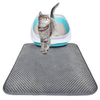HKM-336211 Waterproof Honeycomb Cat Litter Pad - Durable EVA Cat Mat for Easy Cleaning and Litter Trapping