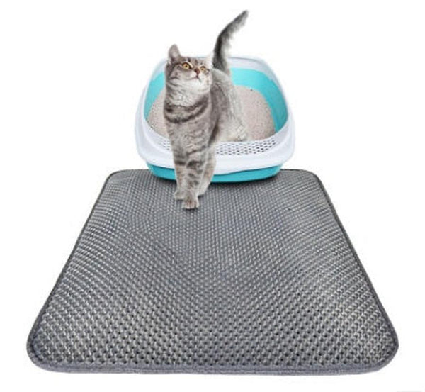 HKM-336211 Waterproof Honeycomb Cat Litter Pad - Durable EVA Cat Mat for Easy Cleaning and Litter Trapping