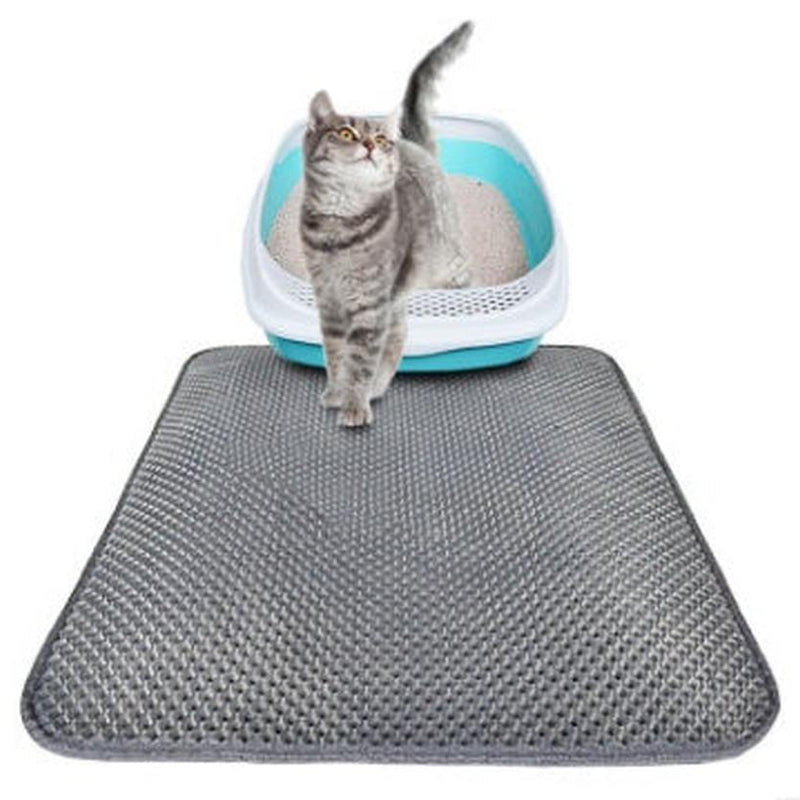 HKM-336211 Waterproof Honeycomb Cat Litter Pad - Durable EVA Cat Mat for Easy Cleaning and Litter Trapping