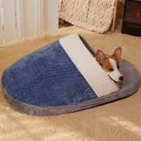HKM-3363005 Cozy Dog Nest Sleeping Bag for Small to Medium Dogs - Removable & Washable Winter Bed