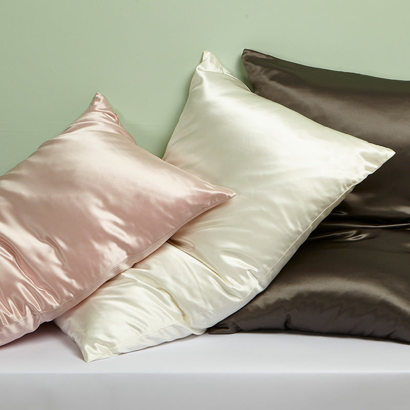 HKM-336339 Silk Pillowcase in Solid Color – 100% Mulberry Silk, Embroidery Friendly