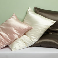 HKM-336339 Silk Pillowcase in Solid Color – 100% Mulberry Silk, Embroidery Friendly