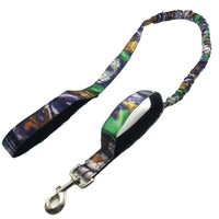 HKM-3364413 Adjustable Camouflage Elastic Pet Leash - Various Colors Available