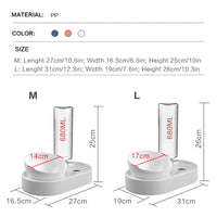 HKM-3364797 Automatic Dog Food and Water Bowl for Safe Drinking and Eating - Prevents Overturning and Choking, Supports Cervical Spine Health