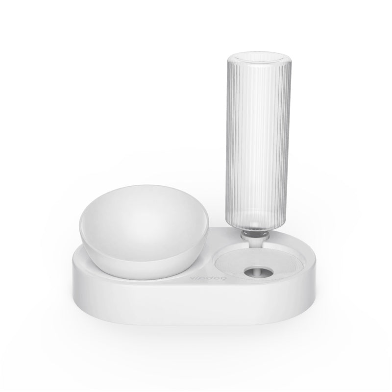 HKM-3364797 Automatic Dog Food and Water Bowl for Safe Drinking and Eating - Prevents Overturning and Choking, Supports Cervical Spine Health