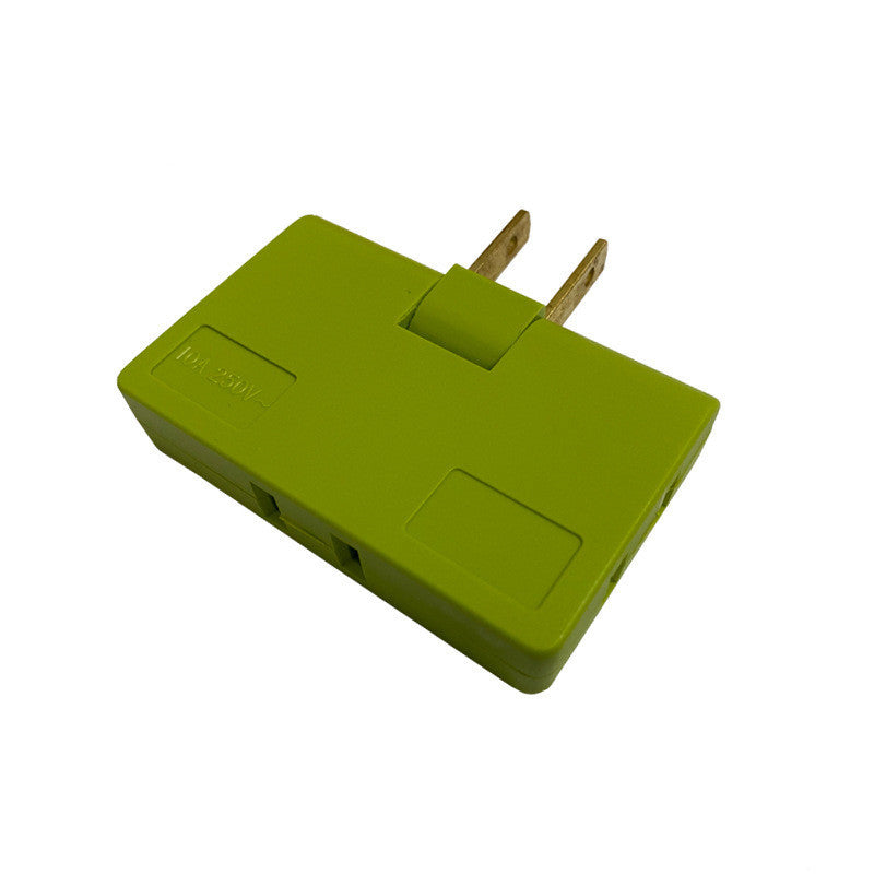 HKM-336595 Portable Two-Pin Socket - Available in Multiple Colors Including White, Black, Pink, Yellow, Blue, and Green