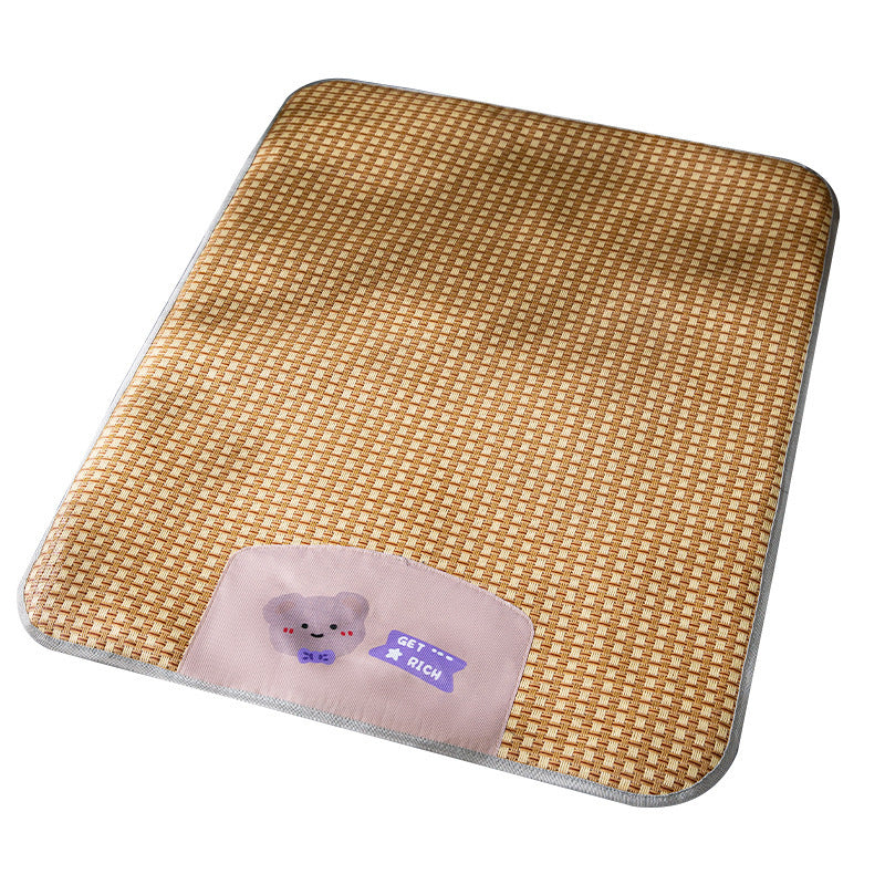 HKM-3366461 Four Seasons Brown Bear Cool Mat for Small to Large Dogs