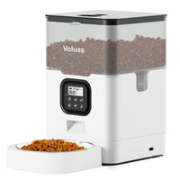HKM-3368381 Automatic Double Meal Feeder with Voice Playback and Stainless Steel Tray