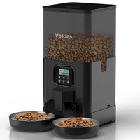 HKM-3368381 Automatic Double Meal Feeder with Voice Playback and Stainless Steel Tray