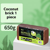HKM-3368637 Coconut Soil Turtle Hibernation Box with Moss and Spray Bottle - Natural Heat Preservation and Moisture Retention