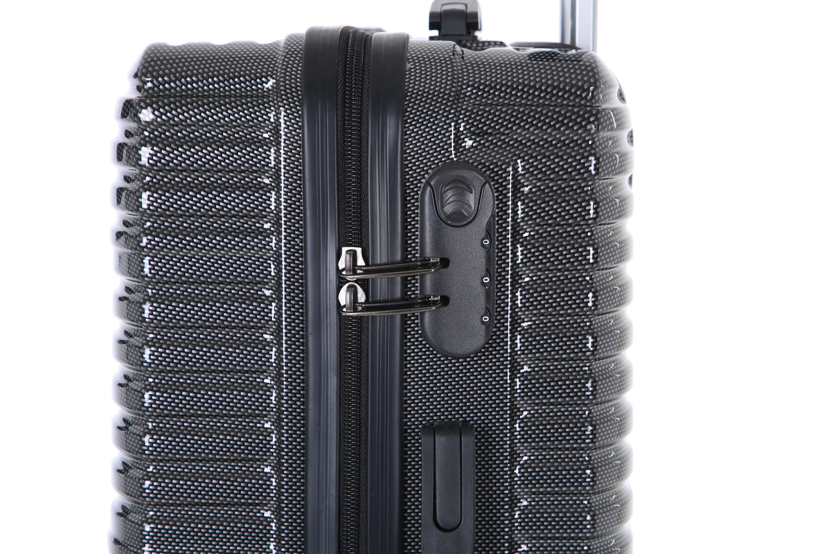 Hard Shell Horizont HKM-336915 3-Piece 360-Degree Rotation Hard Shell Trolley Luggage Set ...