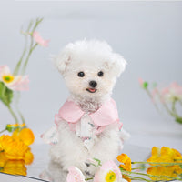 HKM-3370173 Sweet Strawberry Pink Skirt for Pets, Anti-Hair Loss, Soft Cotton-Blend Fabric, Various Sizes Available