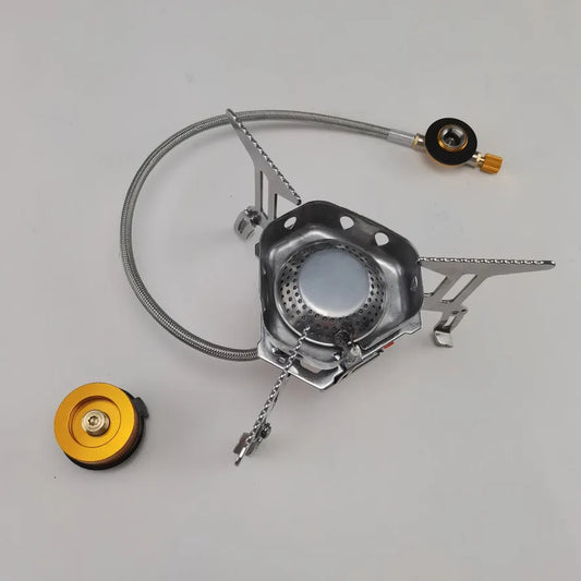 HKM-337043 Folding Mini Electric Gas Stove Cooker for Outdoor Picnic and Camping Use