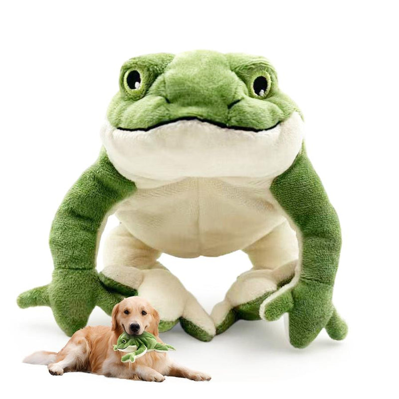 HKM-337043 Plush Dog Toy with Sound and Bite Resistance - Golden Retriever Design, 27x16x5cm, 57g