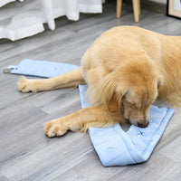 HKM-3371197 Durable Sniffing Toy for Dogs - Polyester Material in Blue and Gray