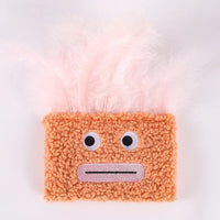 HKM-3371837 Big Mouth Explosion Head Catnip Plush Toy for Playful Cats