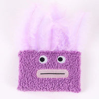 HKM-3371837 Big Mouth Explosion Head Catnip Plush Toy for Playful Cats