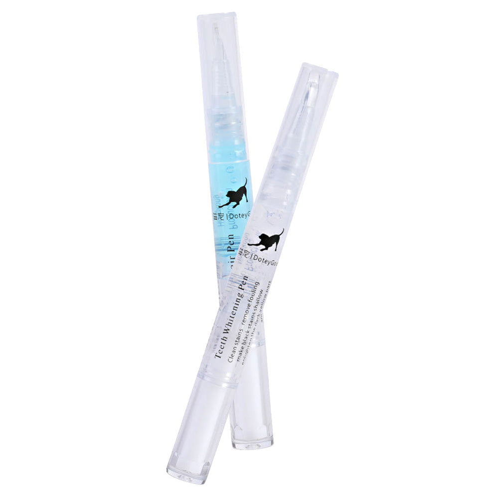 HKM-3372221 Pet Teeth Cleaning Pen Kit for Dogs and Cats - 2-Piece Tartar Removal and Gum Care Set