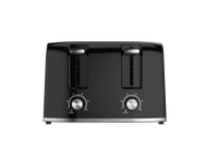 HKM-337427 4-Slice Long Slot Toaster with Cool Touch Housing and Removable Crumb Tray