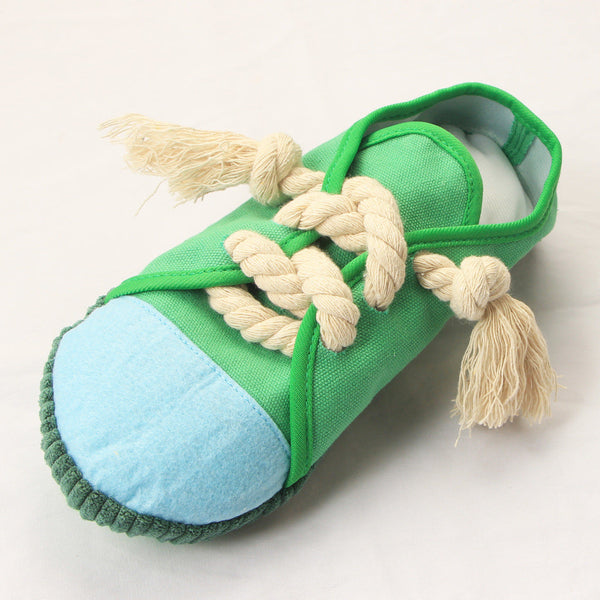 HKM-3375165 Creative Pet Vocal Cloth Slippers Toy for Interactive Play