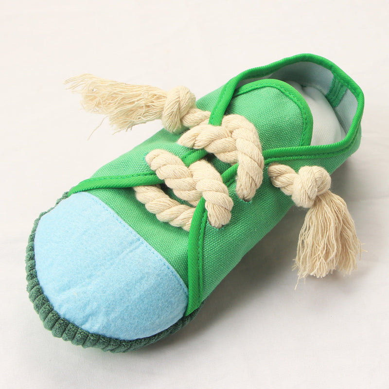 HKM-3375165 Creative Pet Vocal Cloth Slippers Toy for Interactive Play