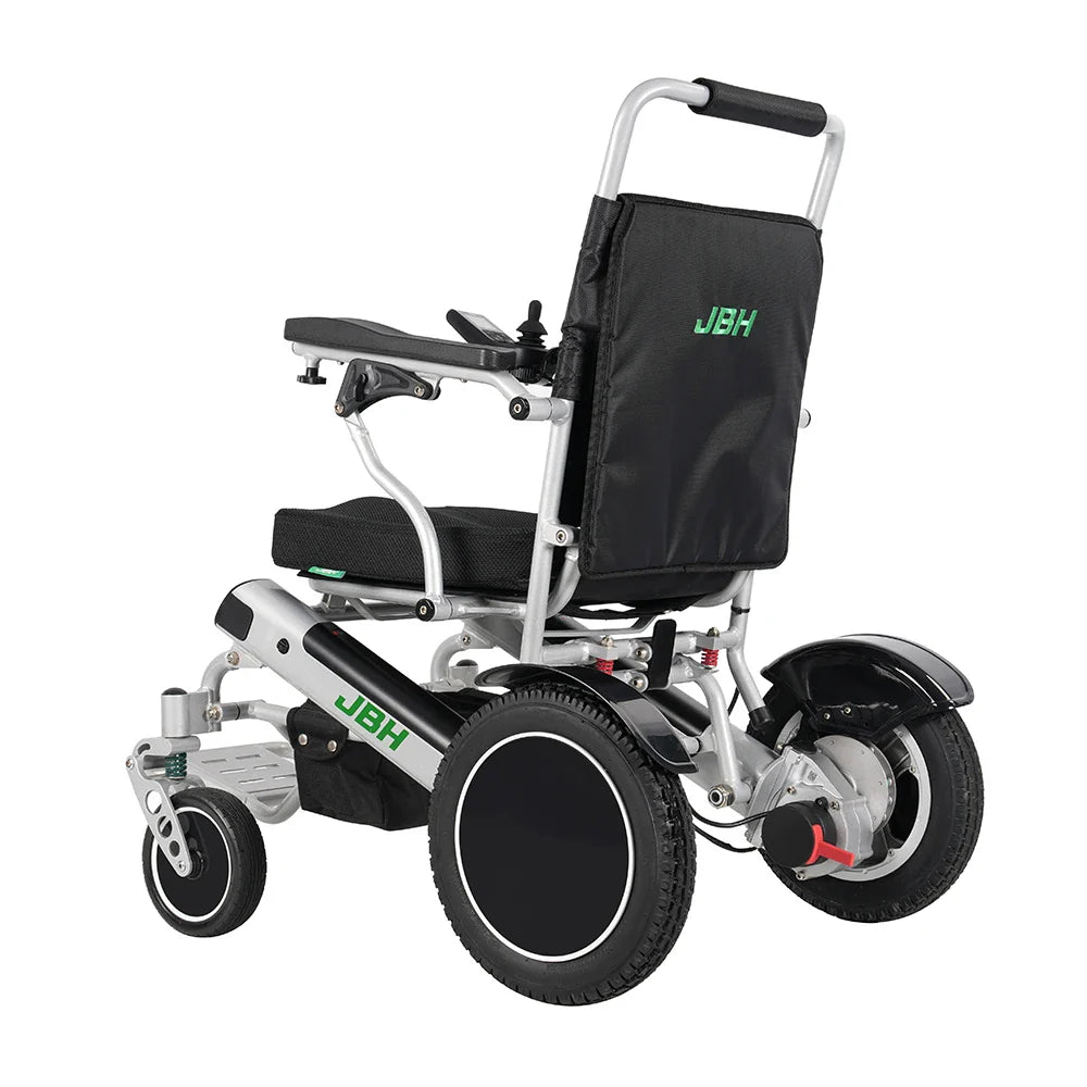 HKM-337555 Lightweight Foldable Electric Wheelchair with Portable Design and 120kg Capacity