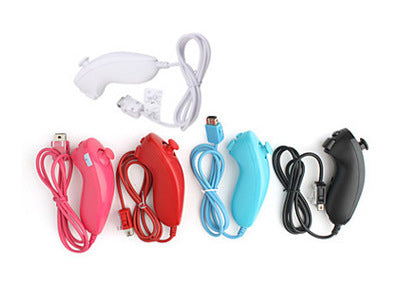 HKM-337555 Wii Left Handle Crank Controller with Motion Sensor for Wii Remote - Available in Multiple Colors